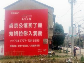丰城墙体广告在乡镇、农村市场的媒体优势