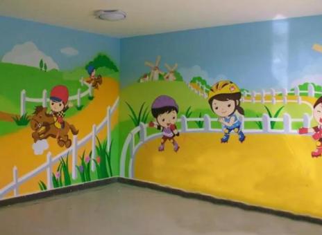 丰城幼儿园墙体彩绘制作流程及注意事项