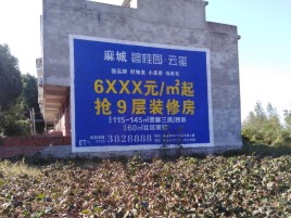 丰城墙体广告的好处
