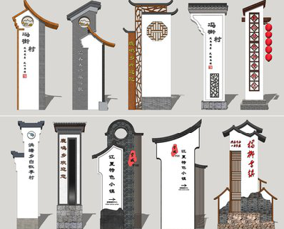 丰城美丽乡村标识标牌有哪些分类？