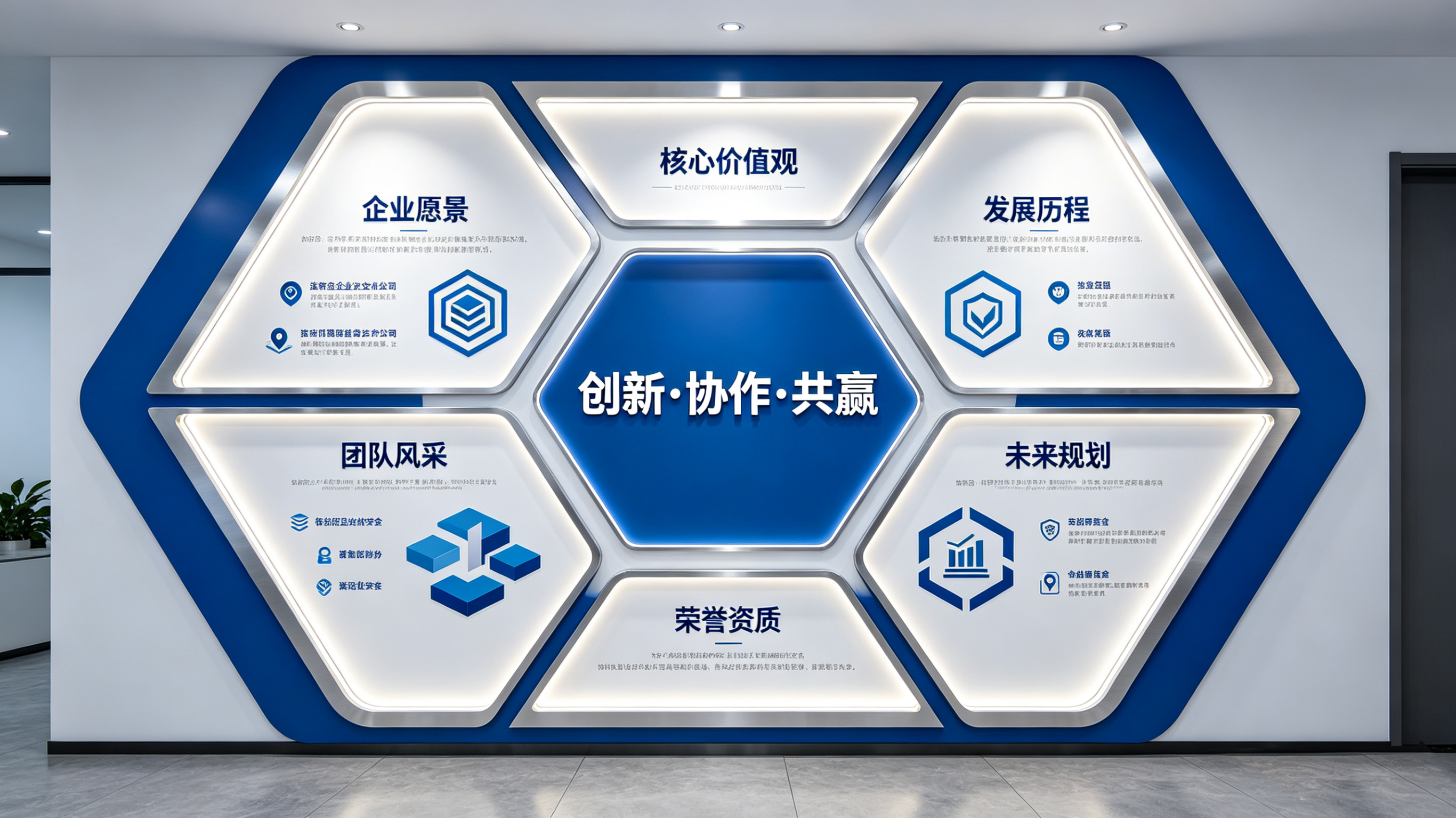 丰城企业文化墙六边形避坑指南（新手常犯5个错误）